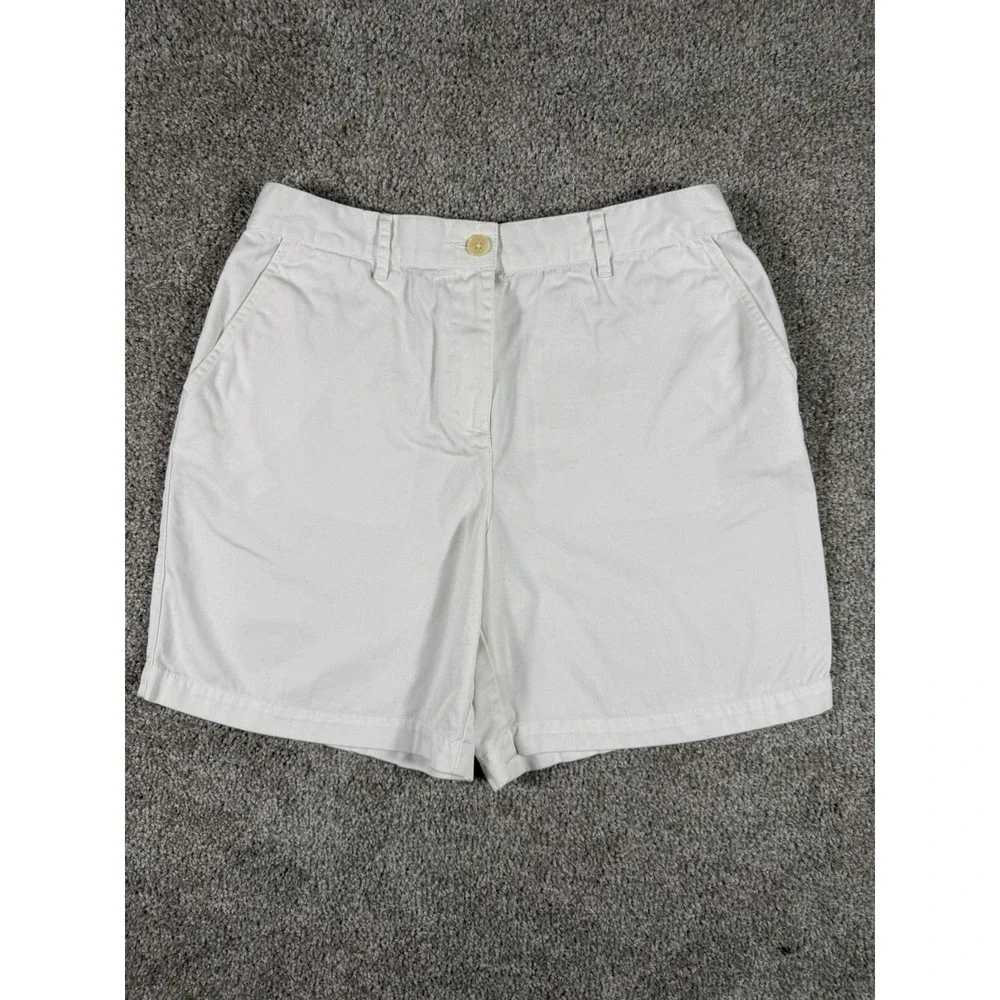 Título: Shorts Blancos Lauren Ralph Lauren Talla 6 (100% Algodón)